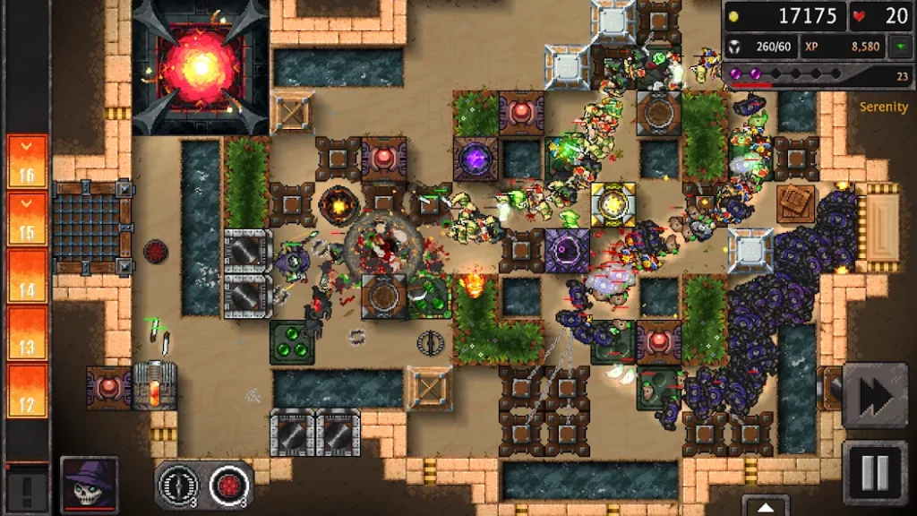 Dungeon Warfare 3 大量敌人穿过机关通道