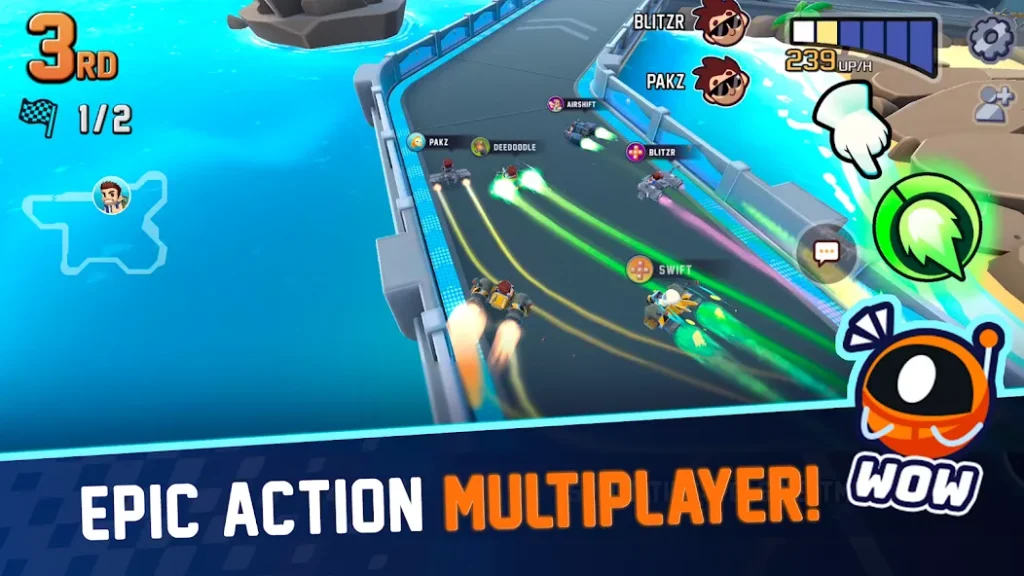 Jetpack Joyride Racing 多人竞速及漂移画面