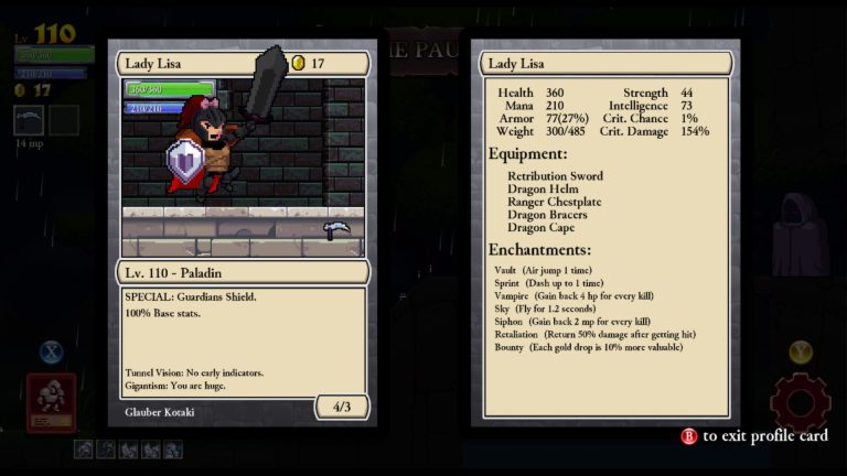 Rogue Legacy 游戏画面